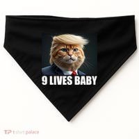 Cat Trump 9 Lives Baby USA-Made Doggie Bandana thumb 0