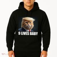 Cat Trump 9 Lives Baby Hoodie thumb 2