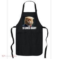 Cat Trump 9 Lives Baby Apron thumb 0