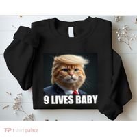 Cat Trump 9 Lives Baby Sweatshirt thumb 2