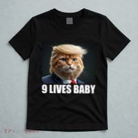 Cat Trump 9 Lives Baby T-Shirt thumb 5