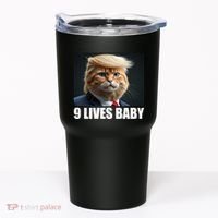 Cat Trump 9 Lives Baby Tumbler thumb 0