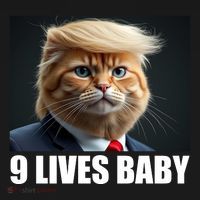 Cat Trump 9 Lives Baby Mousepad thumb 1