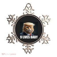 Cat Trump 9 Lives Baby Ornament thumb 0