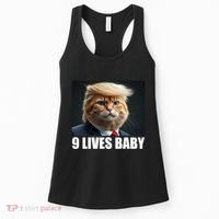 Cat Trump 9 Lives Baby Women's Tank Top thumb 0