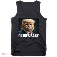 Cat Trump 9 Lives Baby Tank Top thumb 0