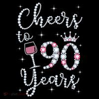 Cheers to 90 Years 1929 90Th Birthday Gift Tee For WoM.e.ns Stripe Pom Pom Beanie thumb 2