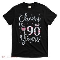 Cheers to 90 Years 1929 90Th Birthday Gift Tee For WoM.e.ns T-Shirt thumb 0