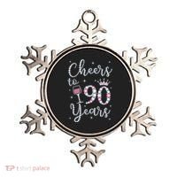 Cheers to 90 Years 1929 90Th Birthday Gift Tee For WoM.e.ns Ornament thumb 0