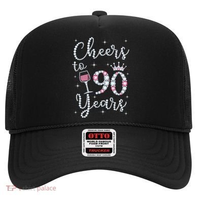 Cheers to 90 Years 1929 90Th Birthday Gift Tee For WoM.e.ns Hat