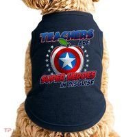 Cool Teachers Are Super Heroes In Disguise Doggie Tank thumb 0
