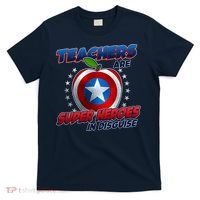 Cool Teachers Are Super Heroes In Disguise T-Shirt thumb 0