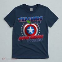 Cool Teachers Are Super Heroes In Disguise T-Shirt thumb 5