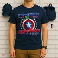 Cool Teachers Are Super Heroes In Disguise T-Shirt thumb 6