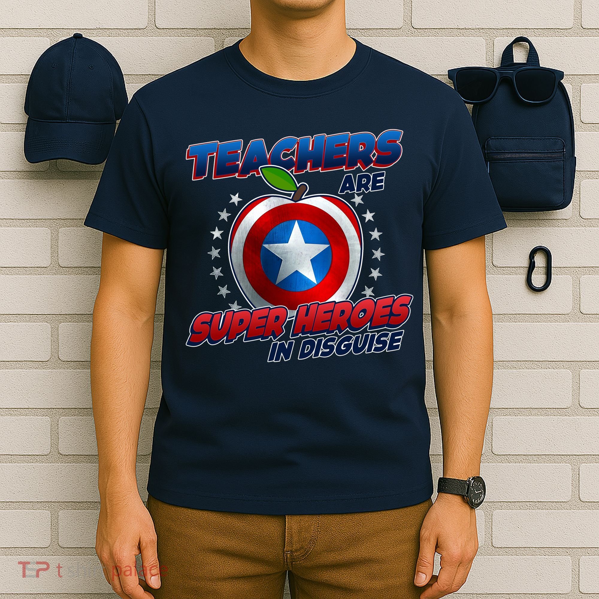 Cool Teachers Are Super Heroes In Disguise T-Shirt