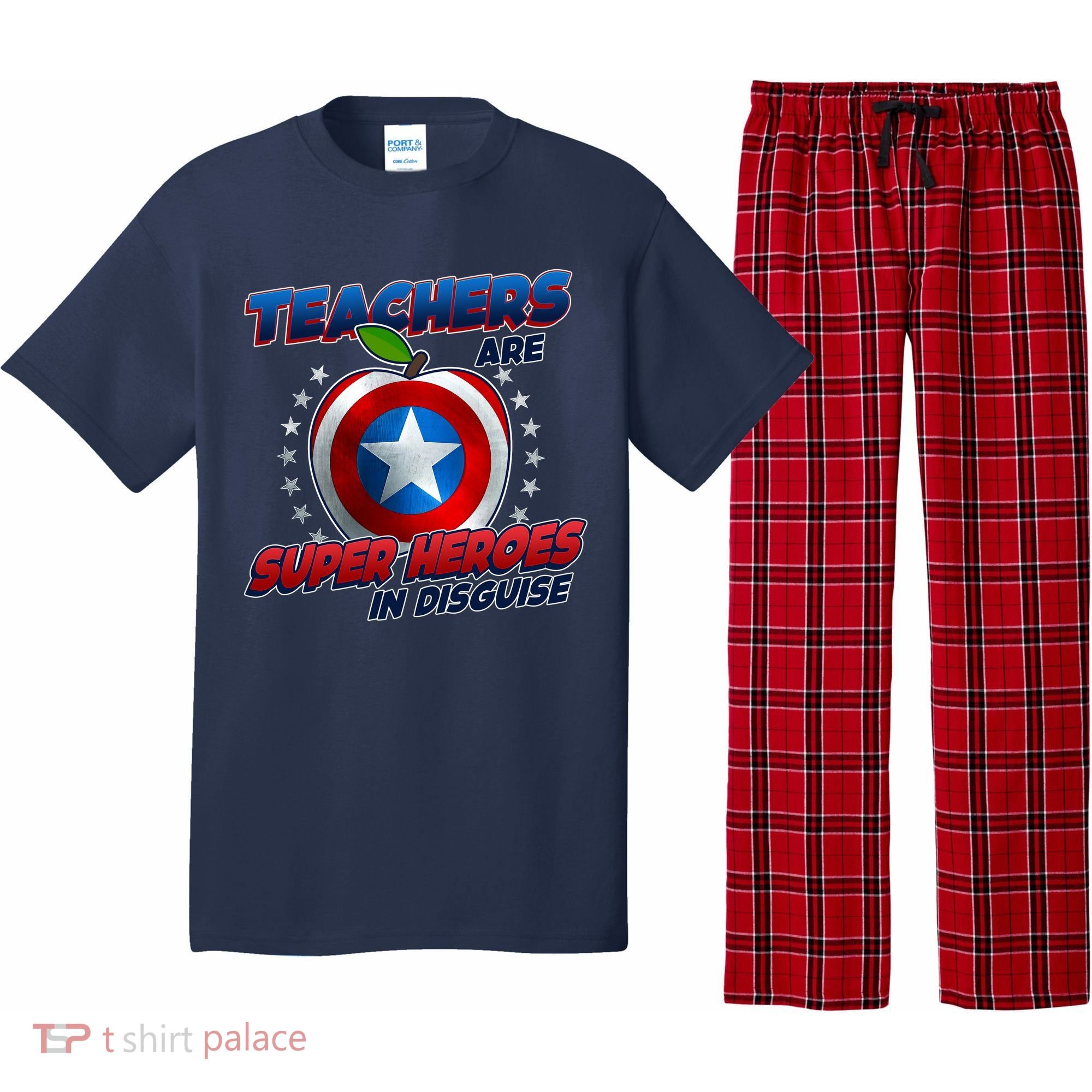 Cool Teachers Are Super Heroes In Disguise Pajama Set