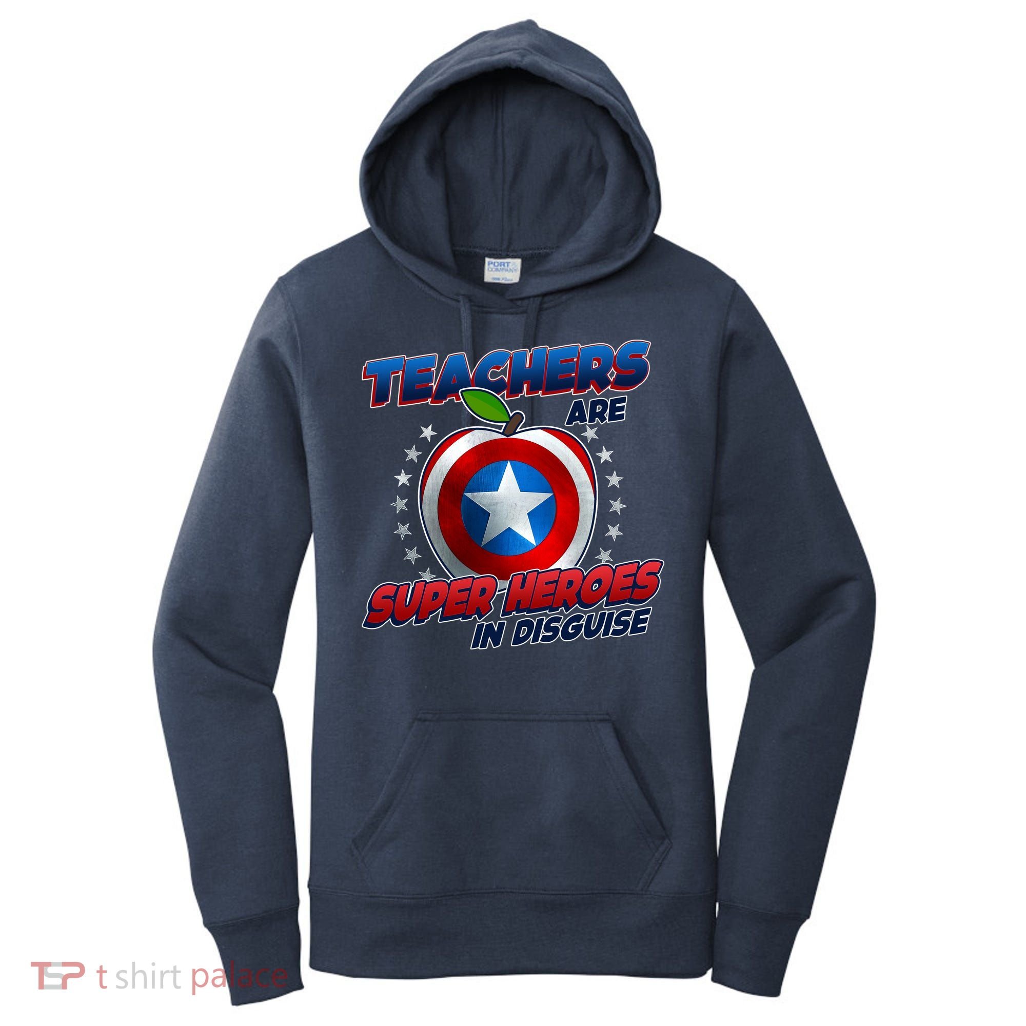 Cool Teachers Are Super Heroes In Disguise Women's Hoodie