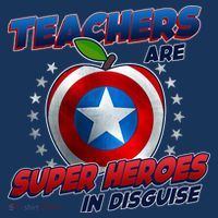 Cool Teachers Are Super Heroes In Disguise Women's Hoodie thumb 2