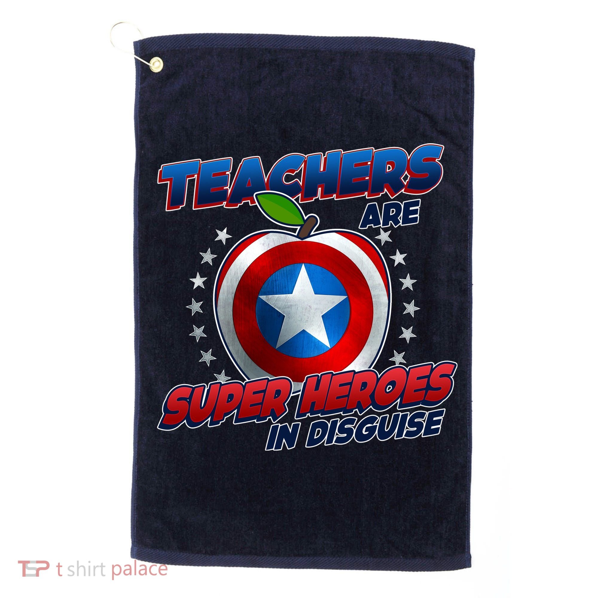 Cool Teachers Are Super Heroes In Disguise Golf Towel