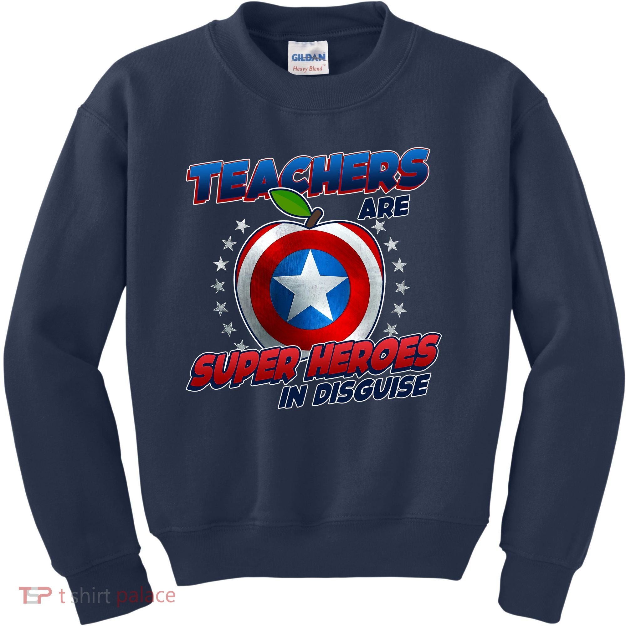 Cool Teachers Are Super Heroes In Disguise Kids Sweatshirt