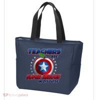 Cool Teachers Are Super Heroes In Disguise Tote Bag thumb 3