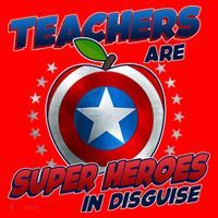 Cool Teachers Are Super Heroes In Disguise Santa Hat thumb 1