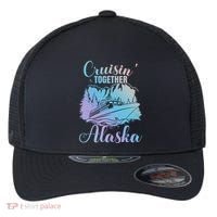 Cruisin' Together Alaska Alaskan Wilderness Great Gift Flexfit Unipanel Trucker Cap thumb 0