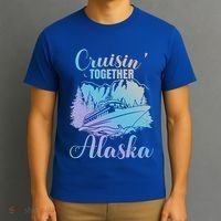 Cruisin' Together Alaska Alaskan Wilderness Great Gift T-Shirt thumb 3