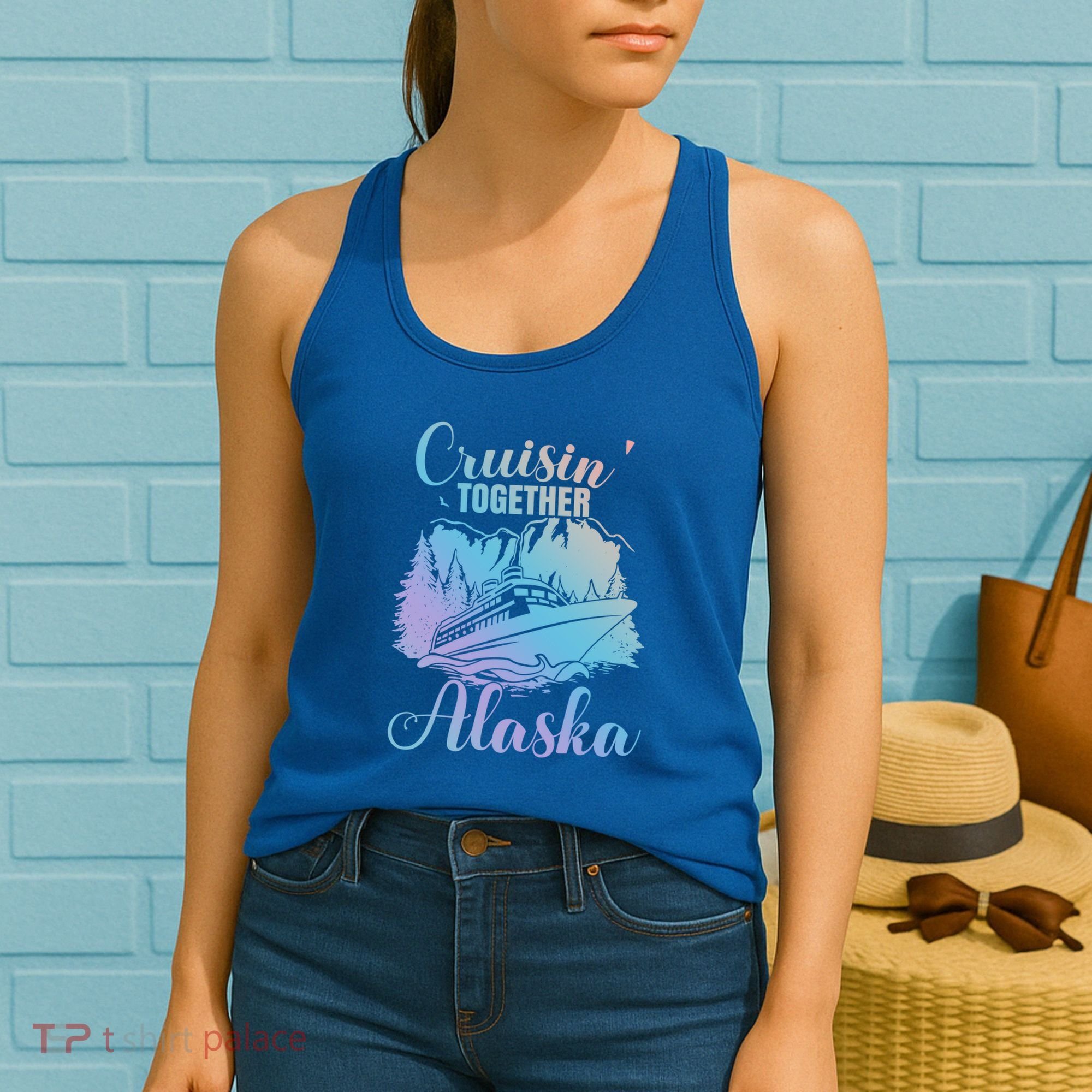 Cruisin' Together Alaska Alaskan Wilderness Great Gift Women's Tank Top