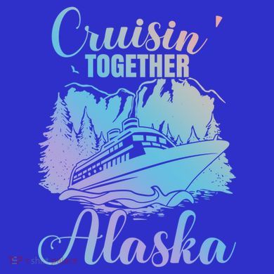 Cruisin' Together Alaska Alaskan Wilderness Great Gift Tall Hoodie