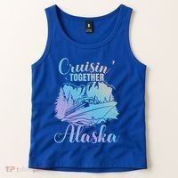 Cruisin' Together Alaska Alaskan Wilderness Great Gift Tank Top thumb 2