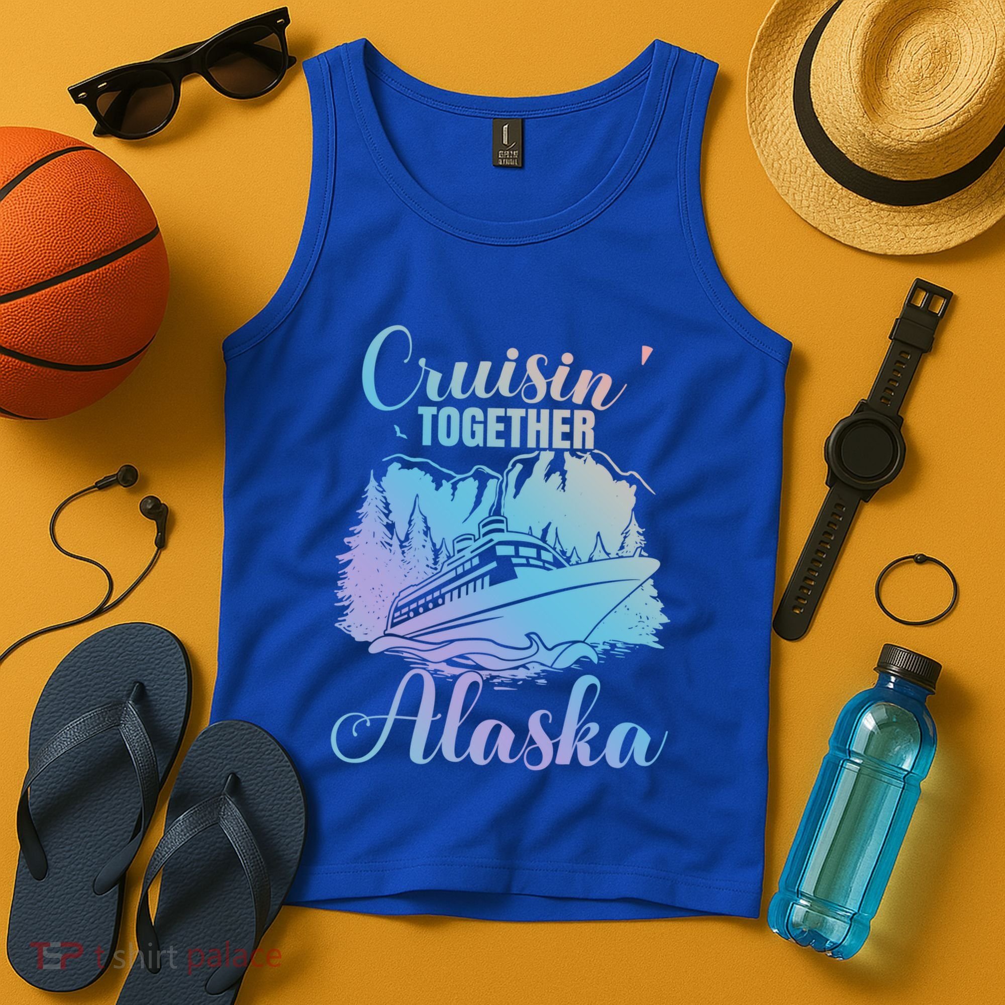 Cruisin' Together Alaska Alaskan Wilderness Great Gift Tank Top