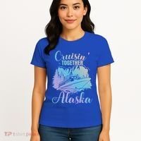 Cruisin' Together Alaska Alaskan Wilderness Great Gift Women's T-Shirt thumb 4