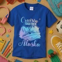 Cruisin' Together Alaska Alaskan Wilderness Great Gift Kids T-Shirt thumb 3