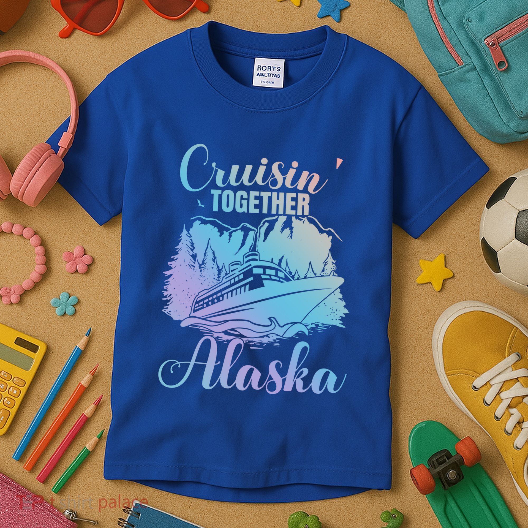 Cruisin' Together Alaska Alaskan Wilderness Great Gift Kids T-Shirt
