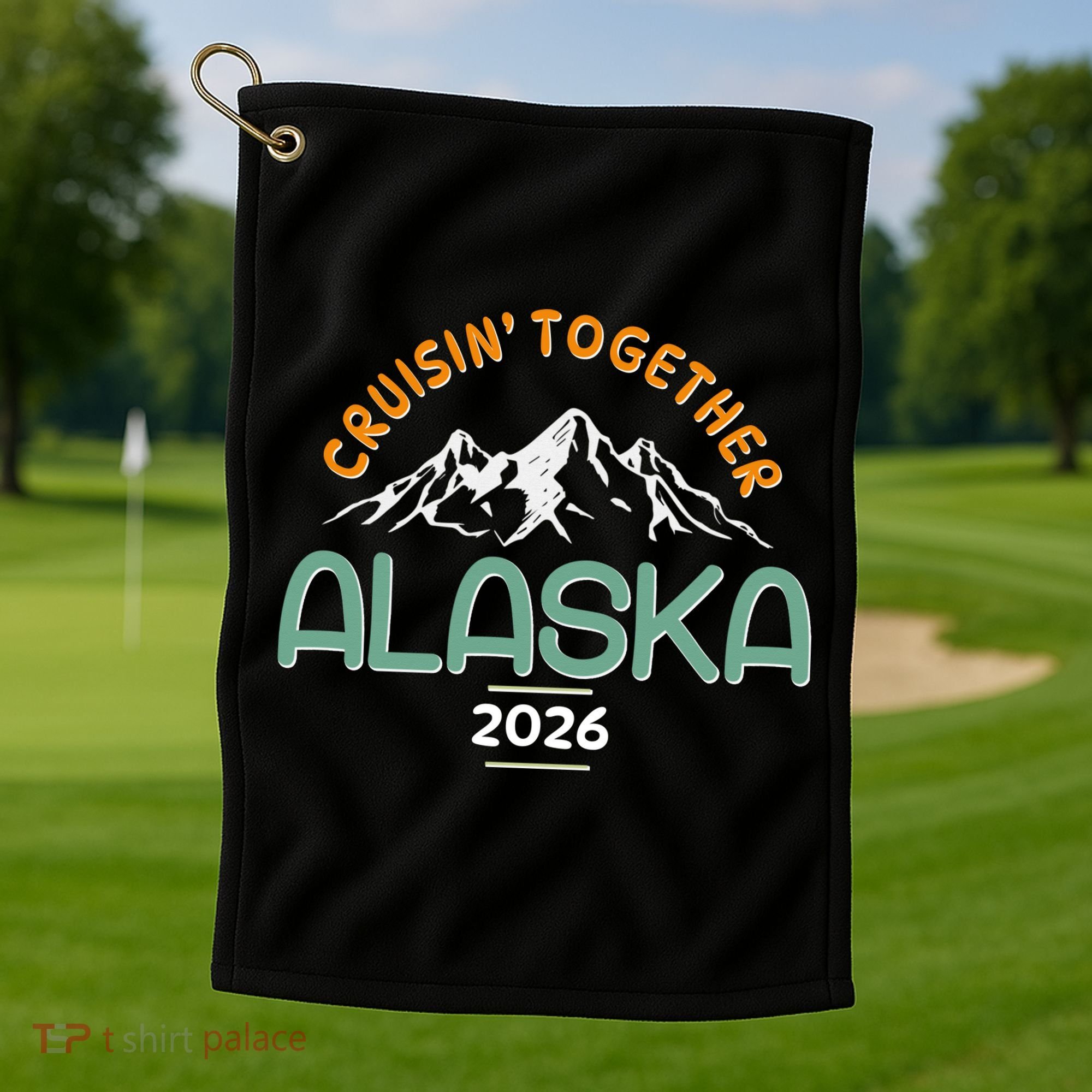 Cruisin Together Alaska 2026 Golf Towel