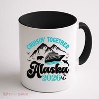 Cruisin Together Alaska 2026 Vacation Coffee Mug thumb 1