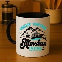 Cruisin Together Alaska 2026 Vacation Coffee Mug thumb 4