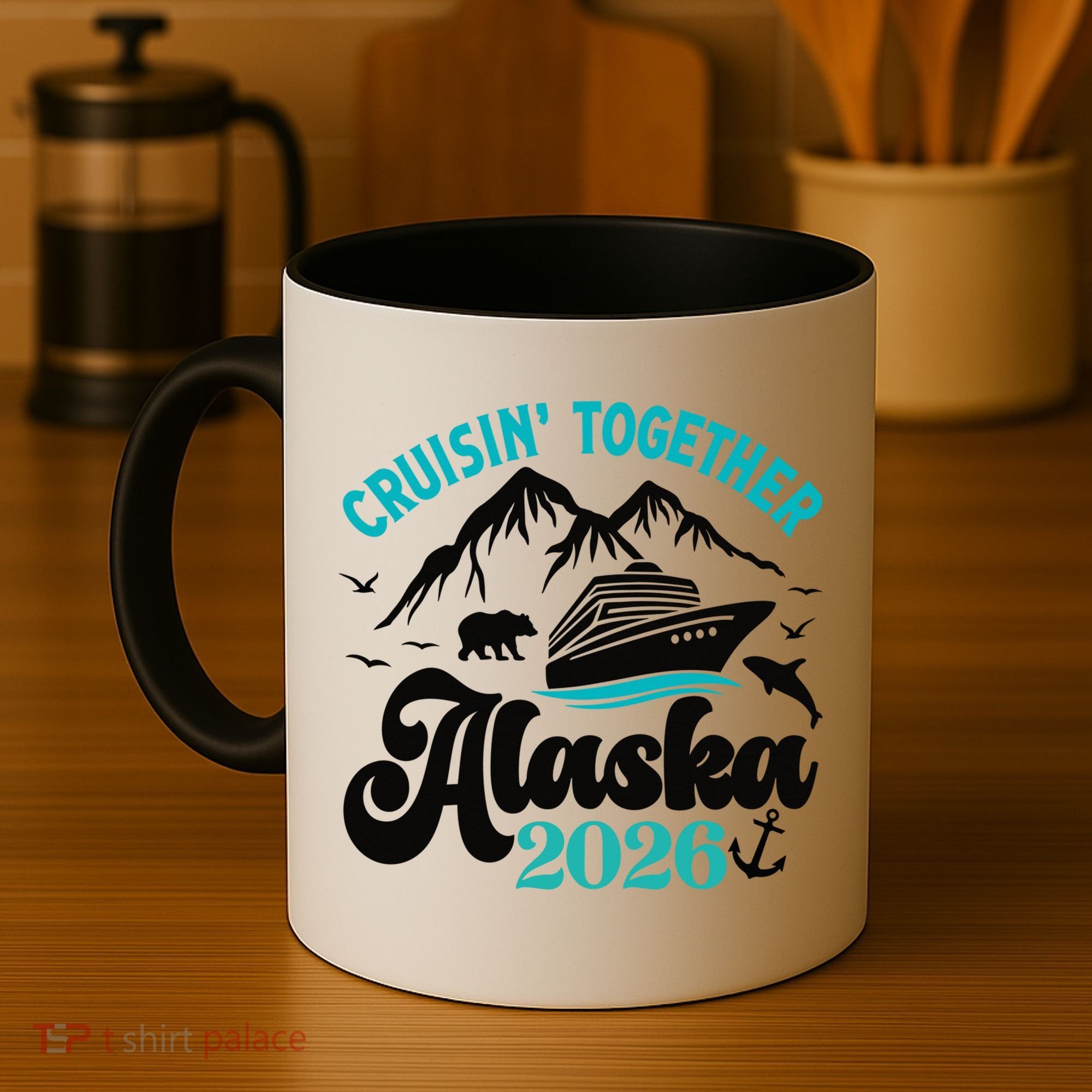 Cruisin Together Alaska 2026 Vacation Coffee Mug