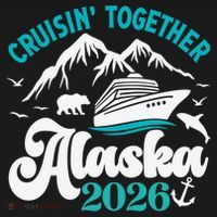 Cruisin Together Alaska 2026 Vacation Women's Tank Top thumb 5
