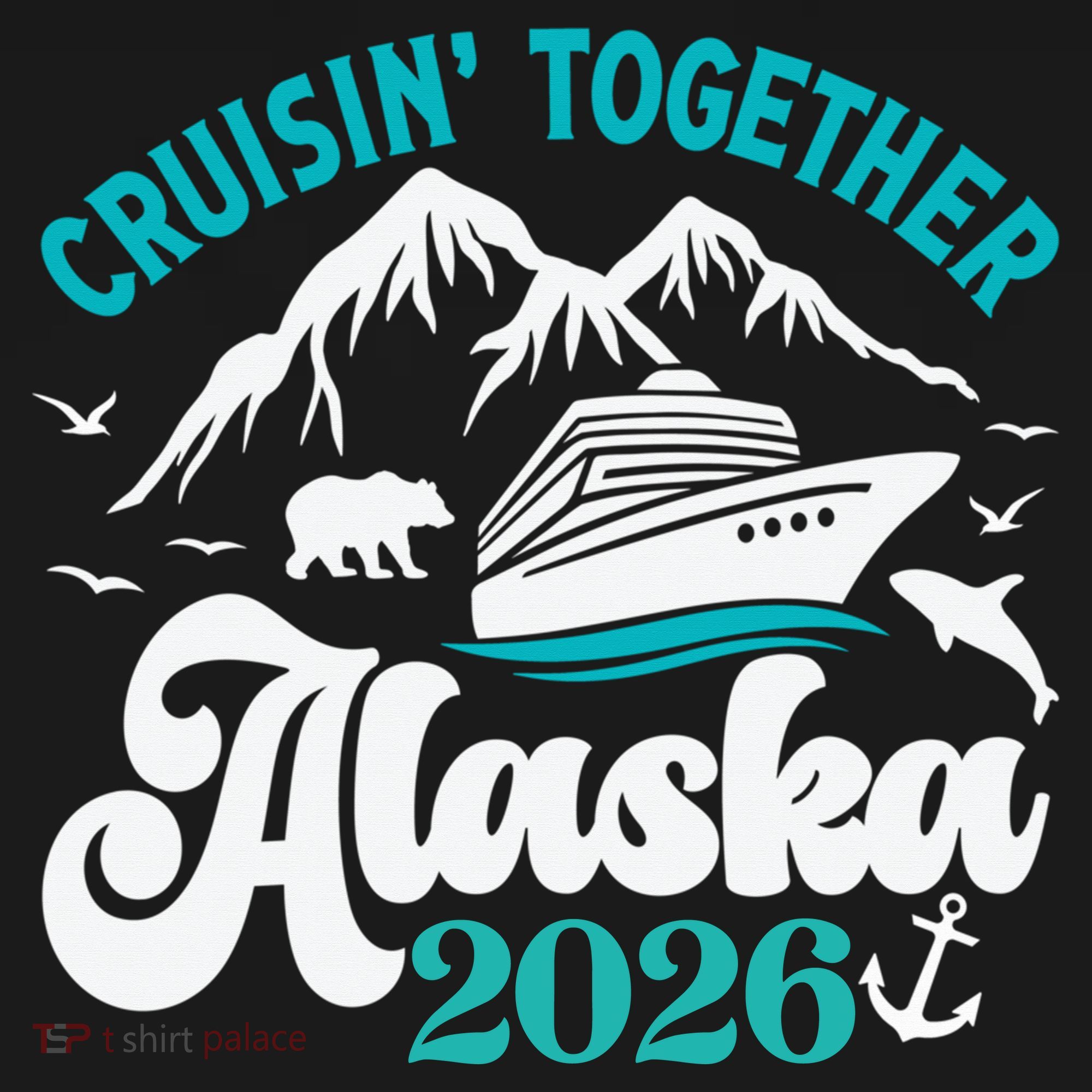 Cruisin Together Alaska 2026 Vacation Women's Tank Top