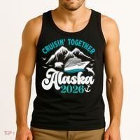 Cruisin Together Alaska 2026 Vacation Tank Top thumb 3