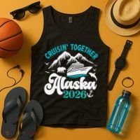 Cruisin Together Alaska 2026 Vacation Tank Top thumb 4