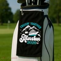 Cruisin Together Alaska 2026 Vacation Golf Towel thumb 2