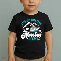 Cruisin Together Alaska 2026 Vacation Toddler T-Shirt thumb 2