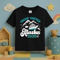 Cruisin Together Alaska 2026 Vacation Toddler T-Shirt thumb 3