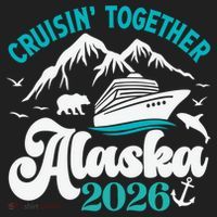 Cruisin Together Alaska 2026 Vacation Kids Plaid Pajama Set thumb 2