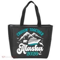 Cruisin Together Alaska 2026 Vacation Tote Bag thumb 0