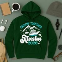 Cruisin Together Alaska 2026 Vacation Hoodie thumb 3