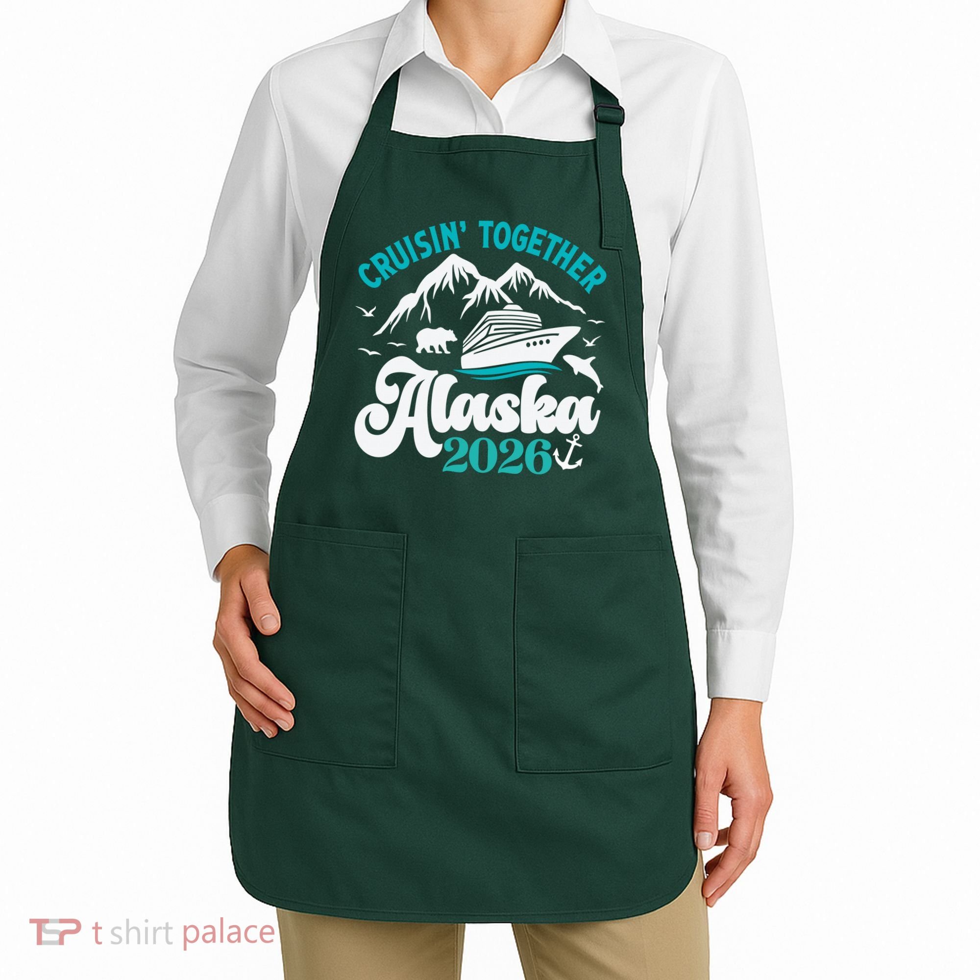 Cruisin Together Alaska 2026 Vacation Apron